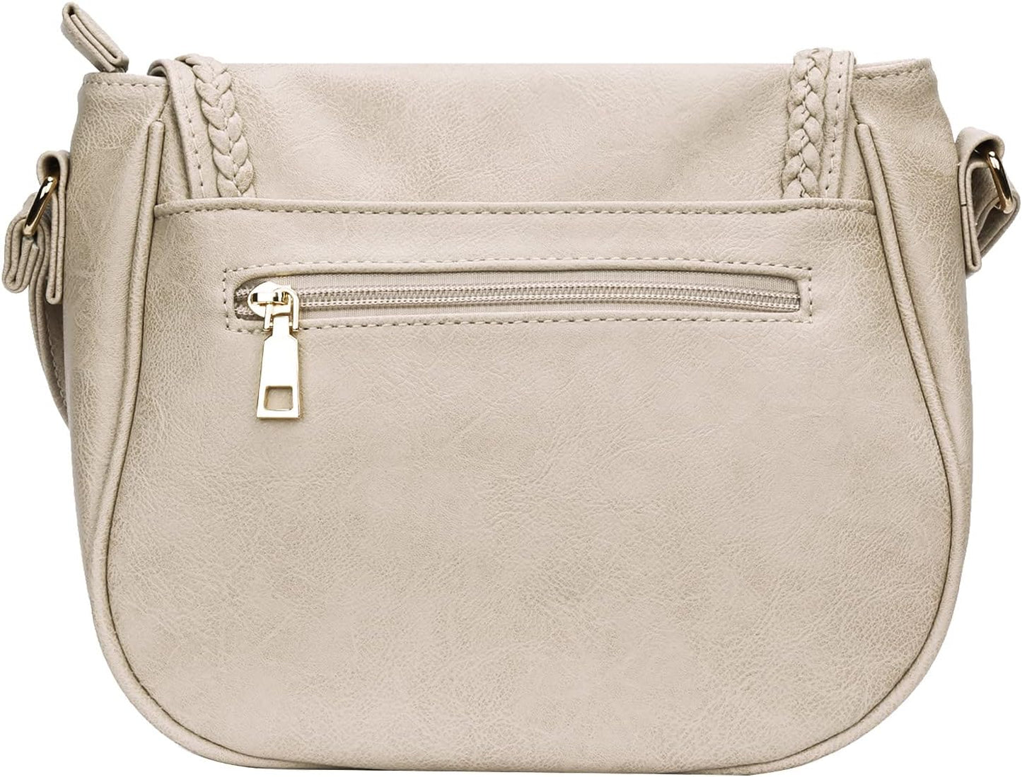 Tassel Flap Saddle Crossbody Bag