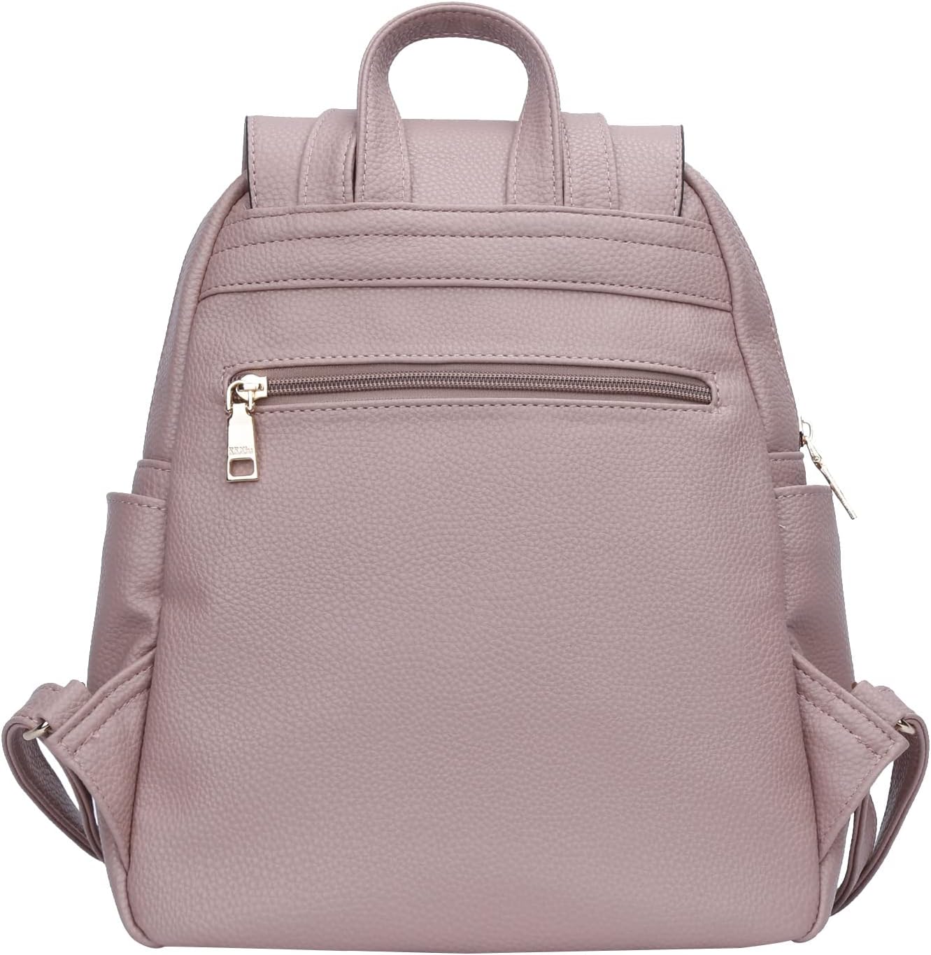 Quilted Leather Backpack Purse