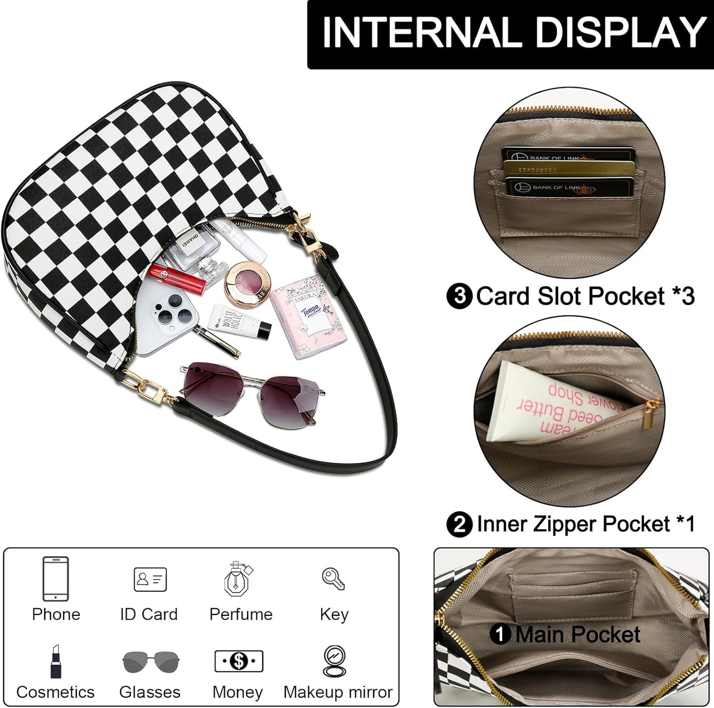 Retro Underarm Hobo Purse