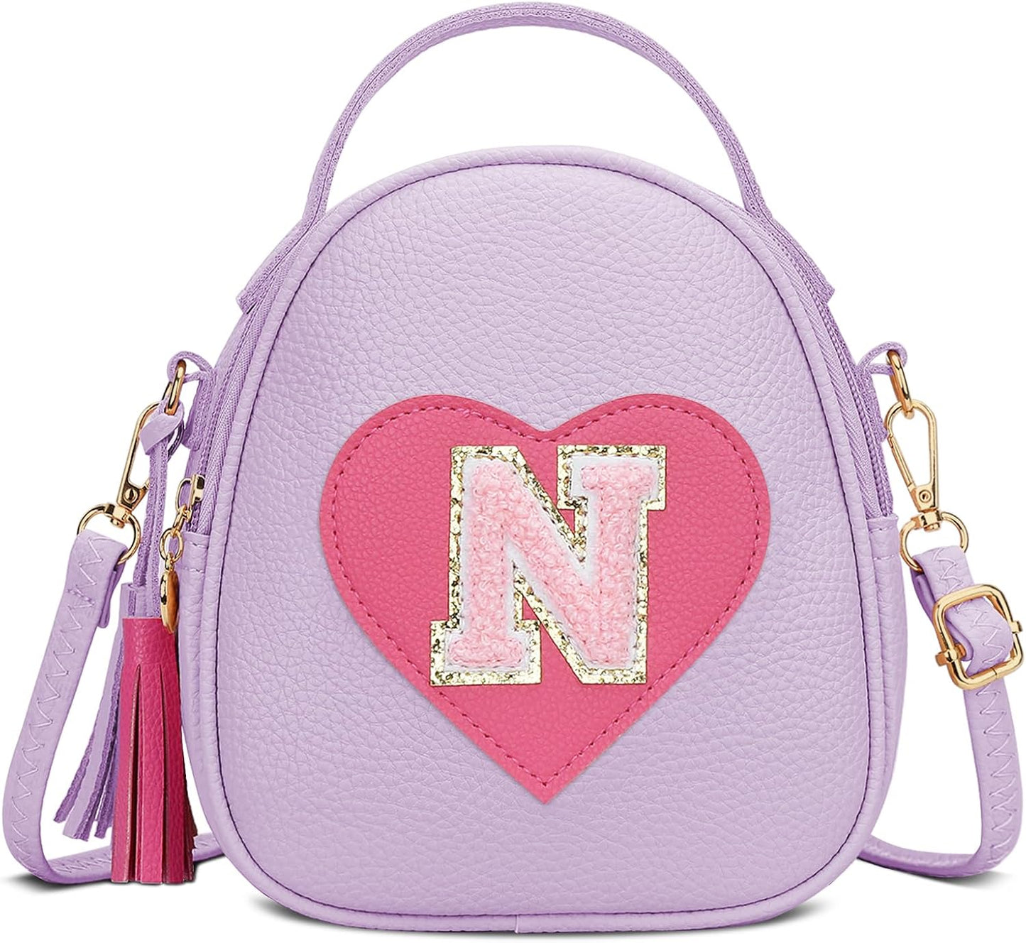 Girls Heart Crossbody Bag (Small)