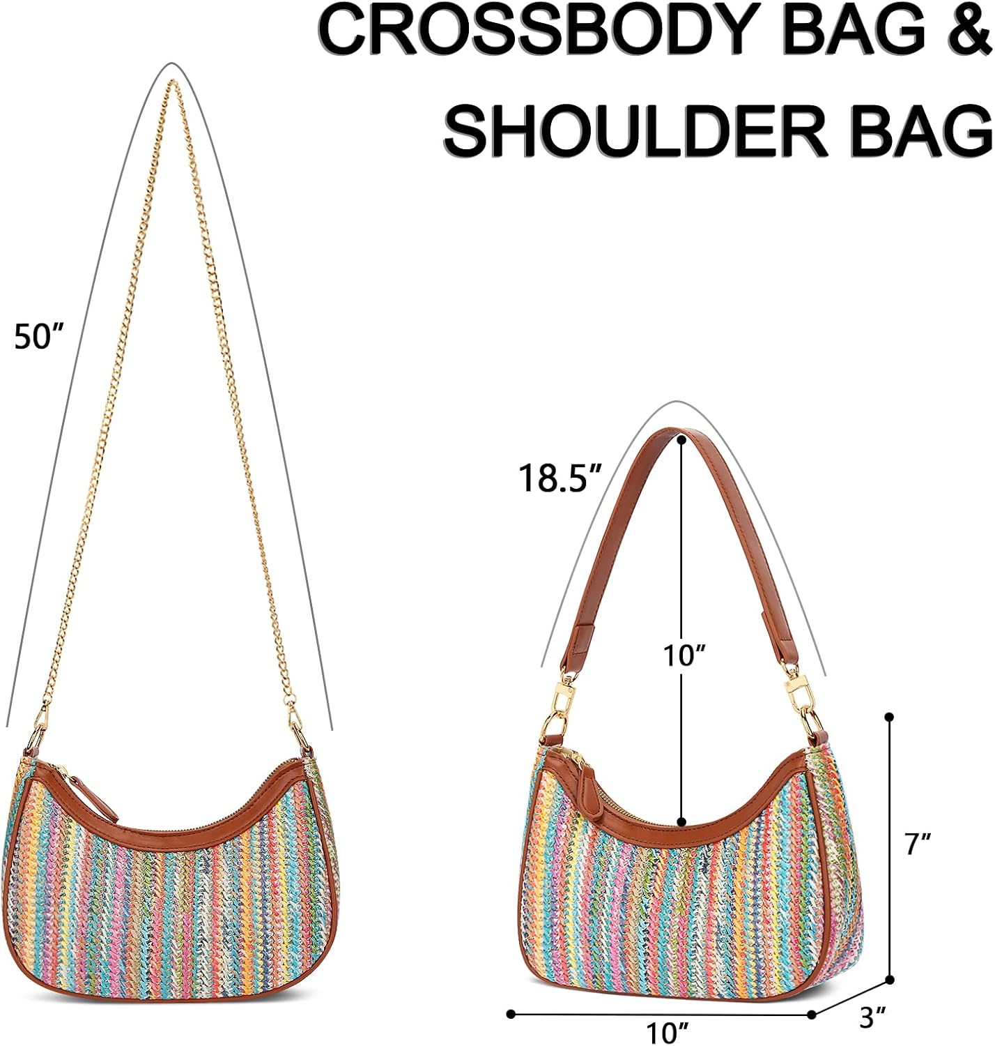 Retro Underarm Hobo Purse