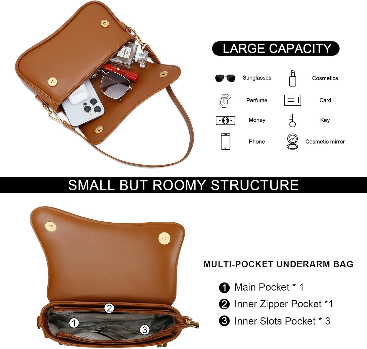 Small Retro Hobo Shoulder Purse