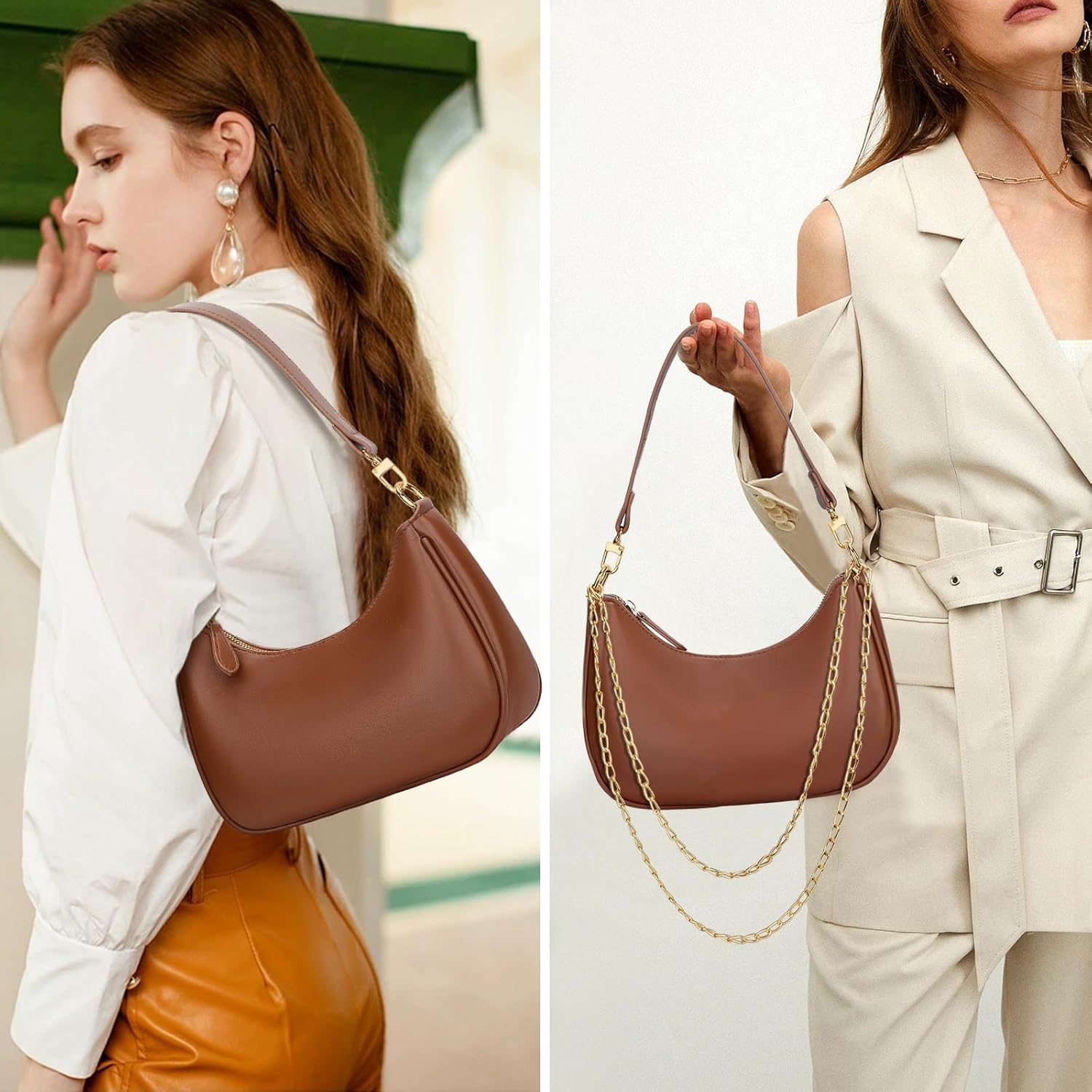 Retro Underarm Hobo Purse