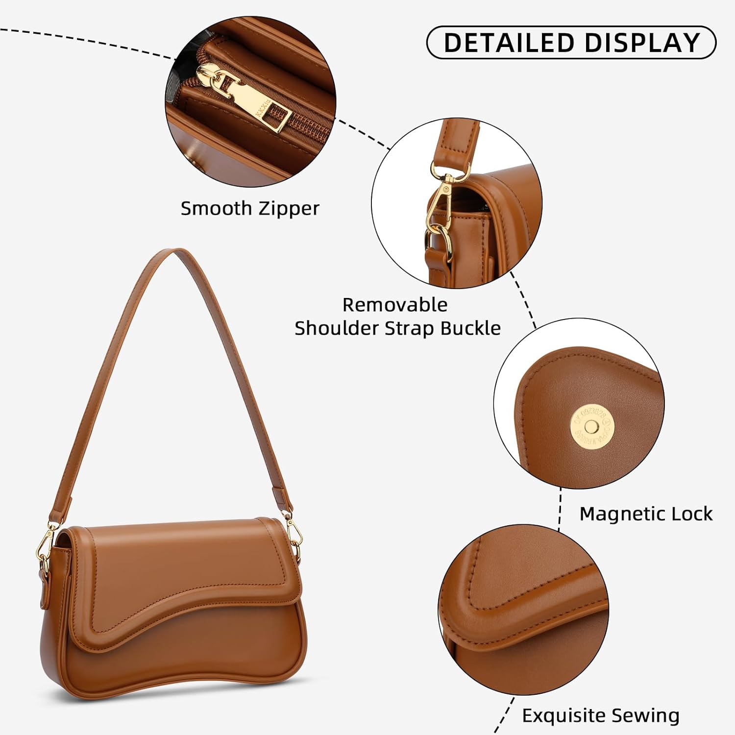 Small Retro Hobo Shoulder Purse