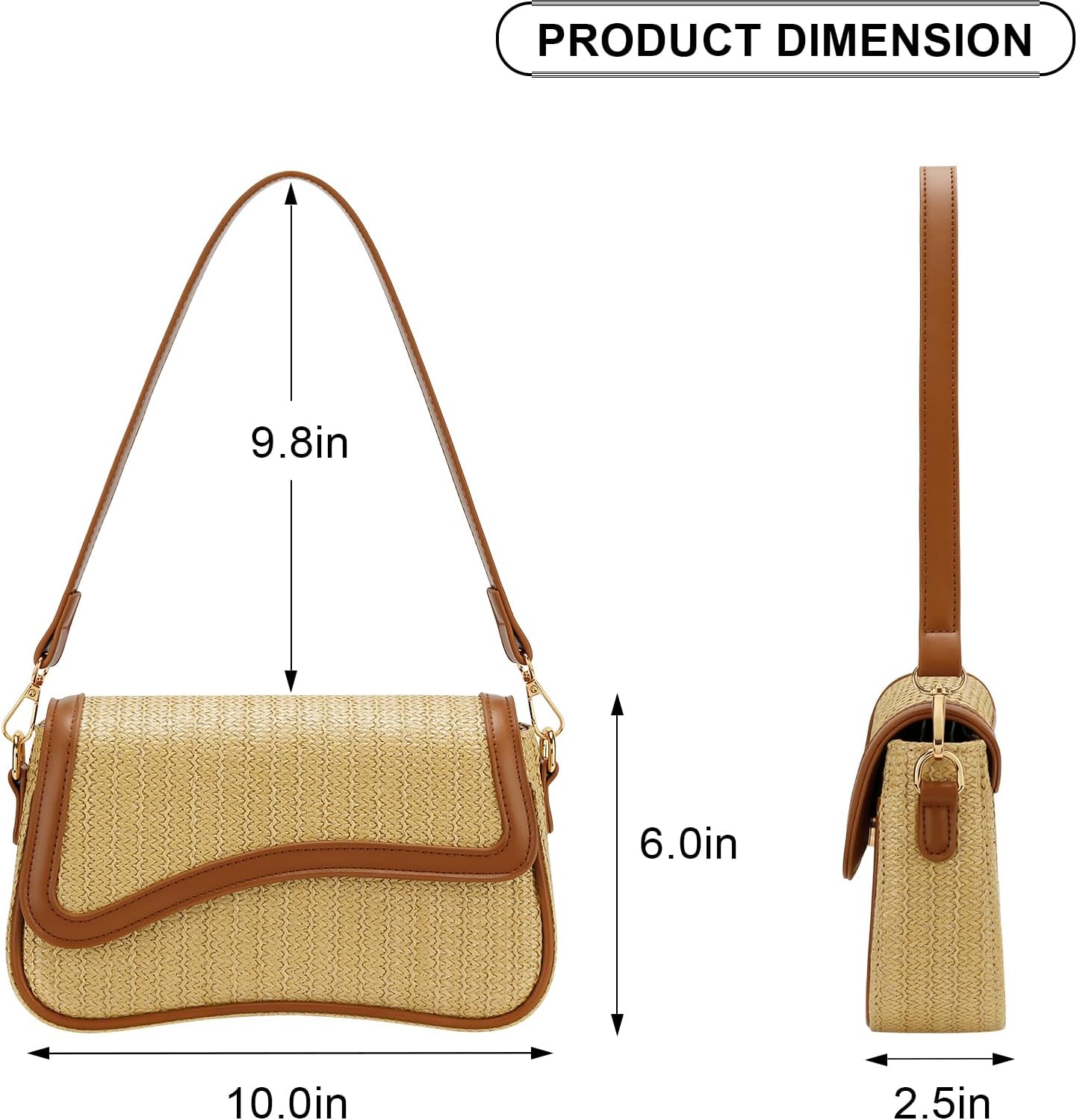 Small Retro Hobo Shoulder Purse