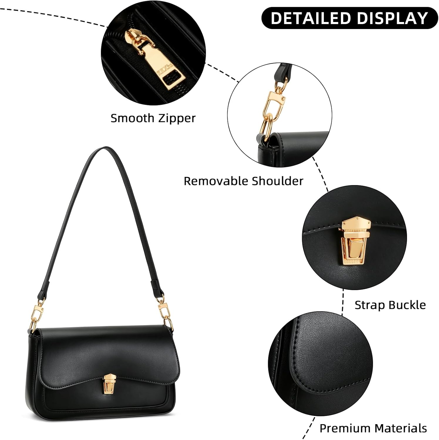 Mini Shoulder & Clutch Purse