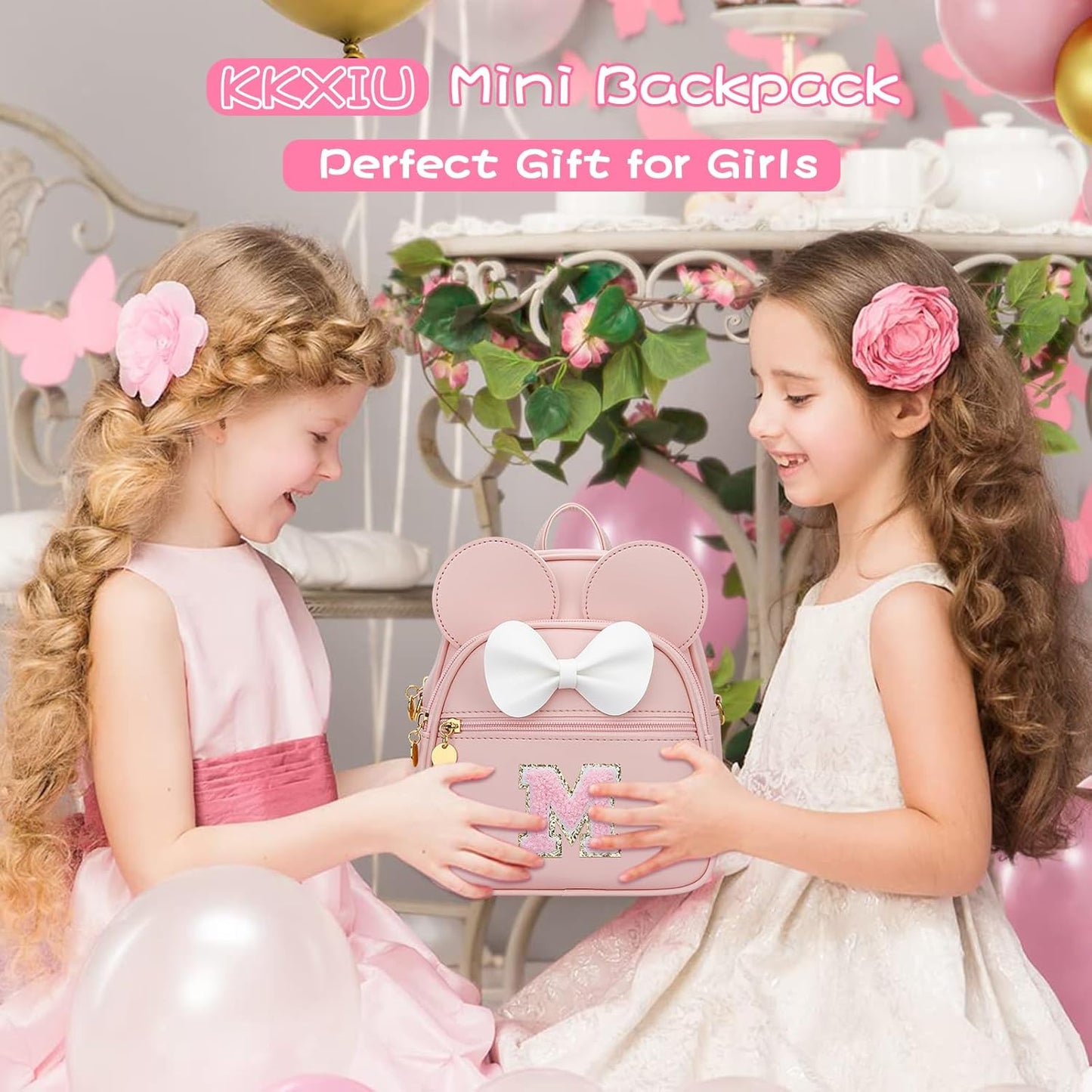 Girls Initial Mini Backpack