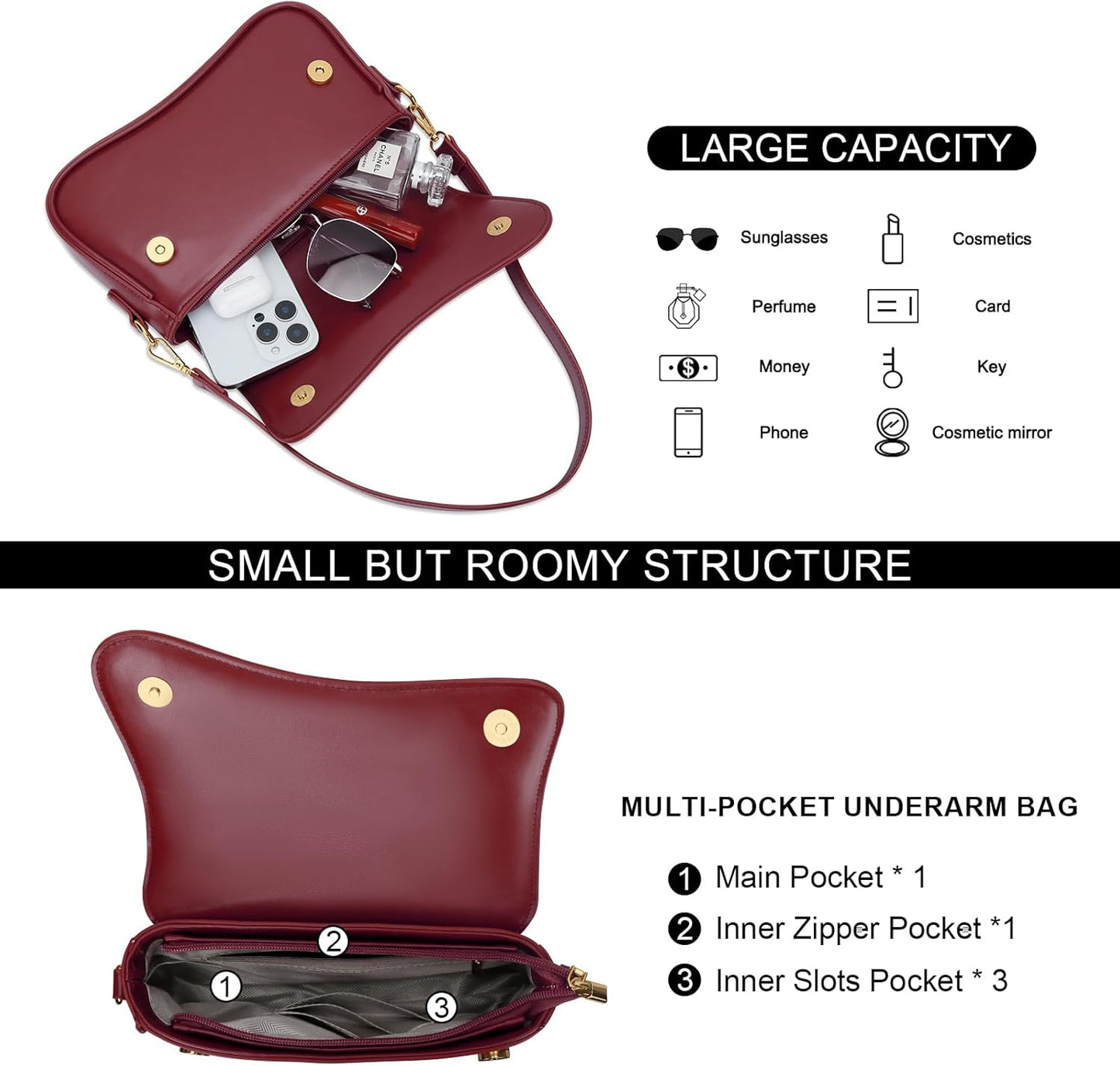 Small Retro Hobo Shoulder Purse