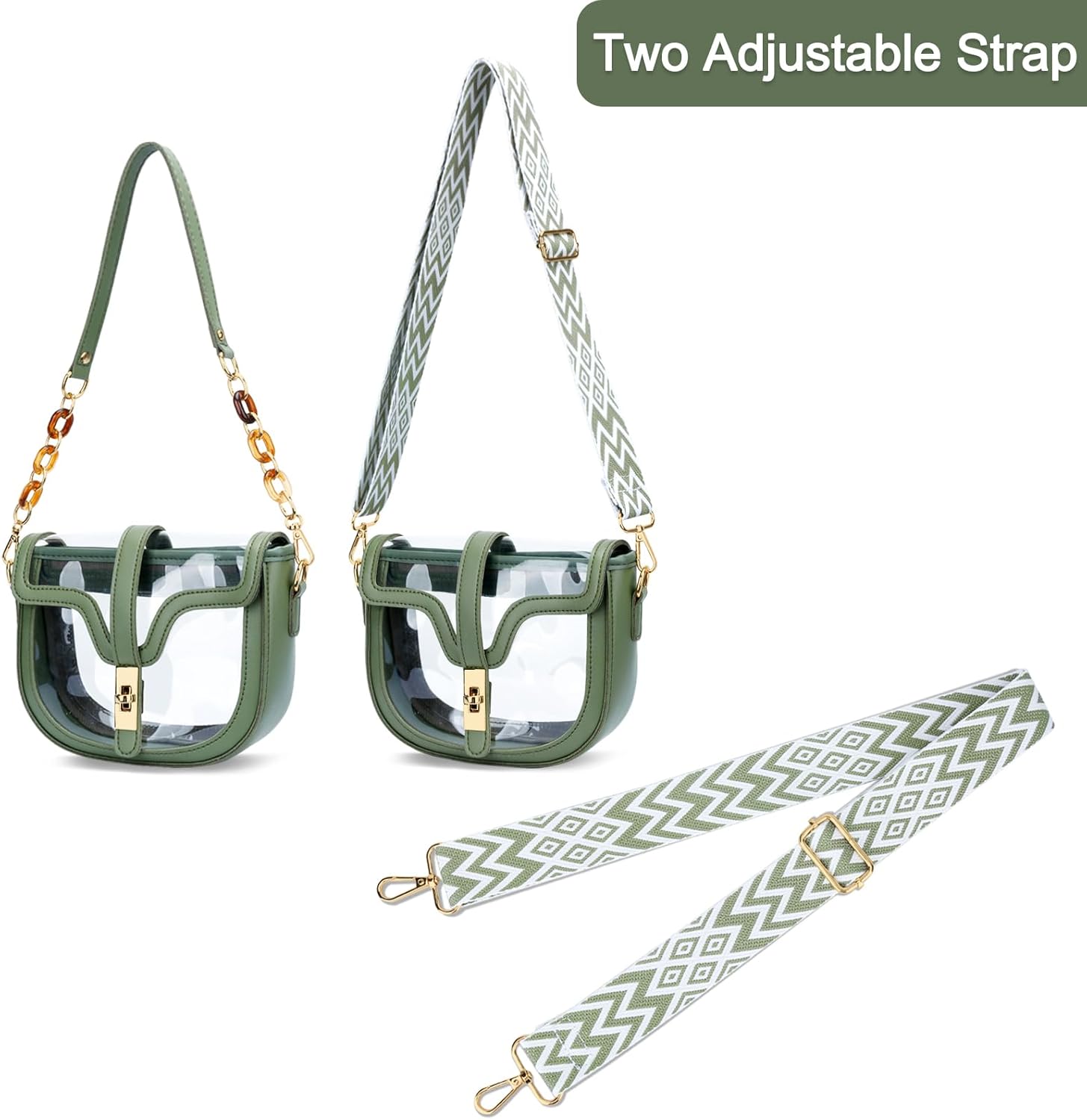 Clear Stadium Crossbody Bag