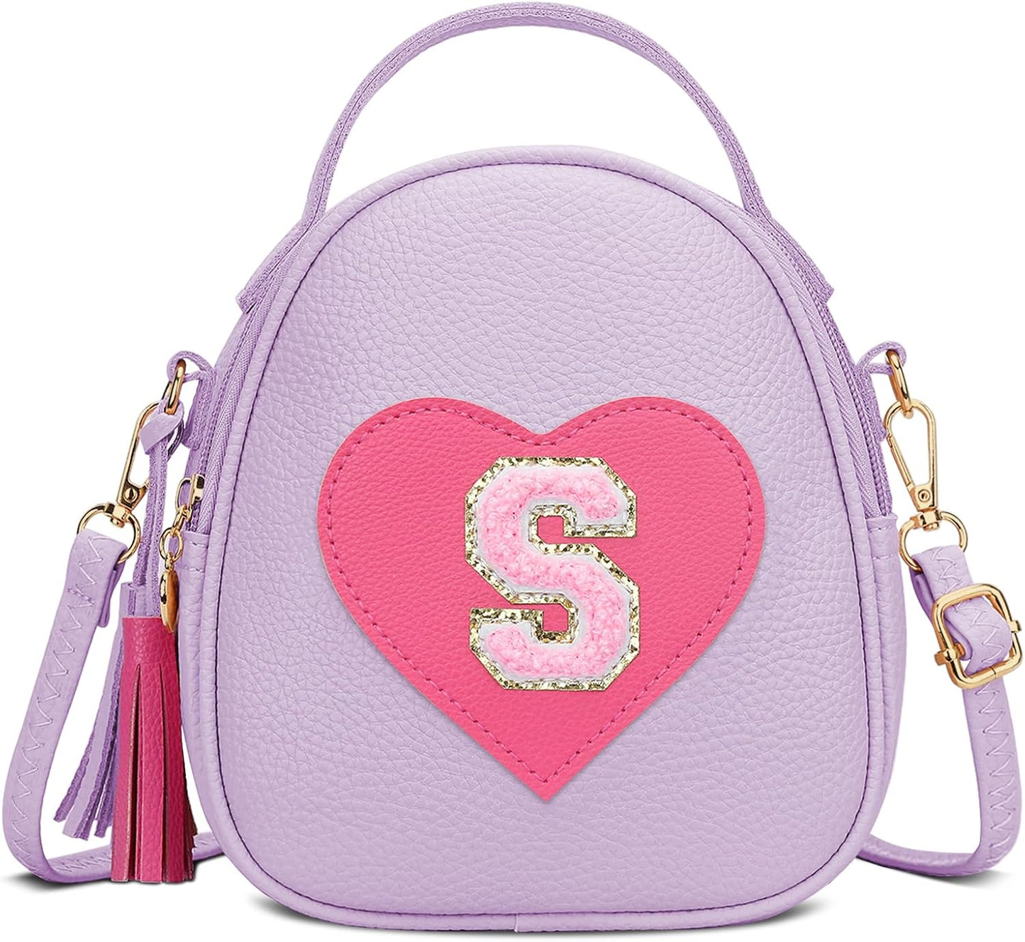 Girls Heart Crossbody Bag (Small)