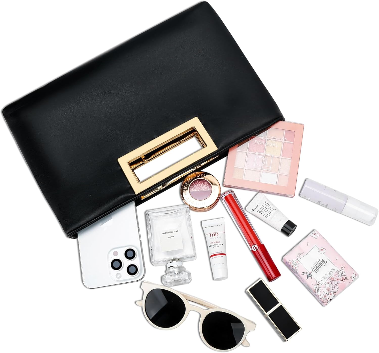 Vegan Leather Formal Clutch Purse