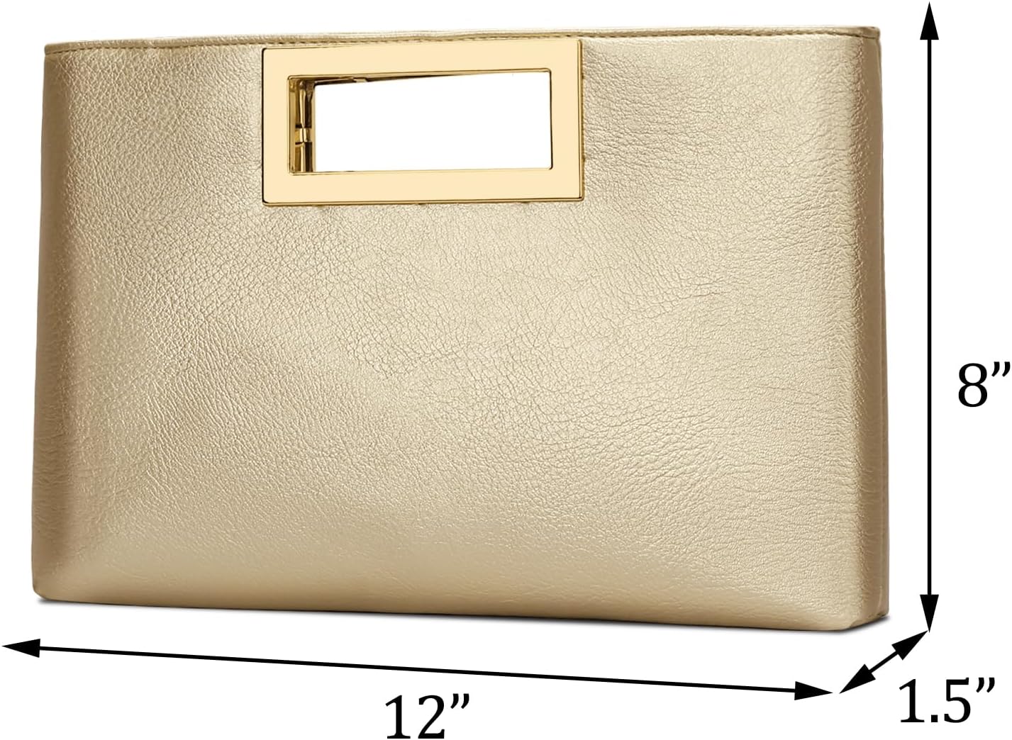 Vegan Leather Formal Clutch Purse