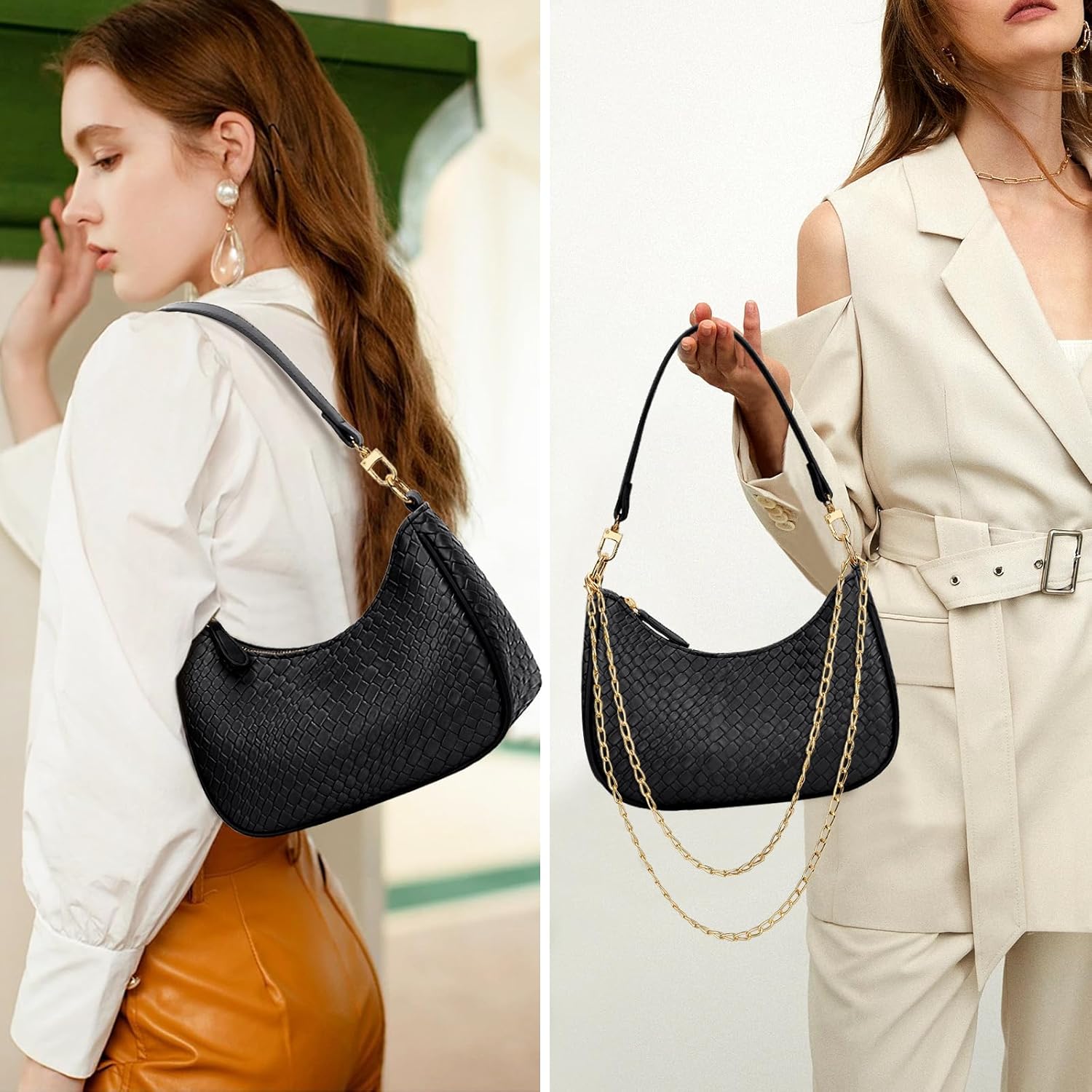 Retro Underarm Hobo Purse