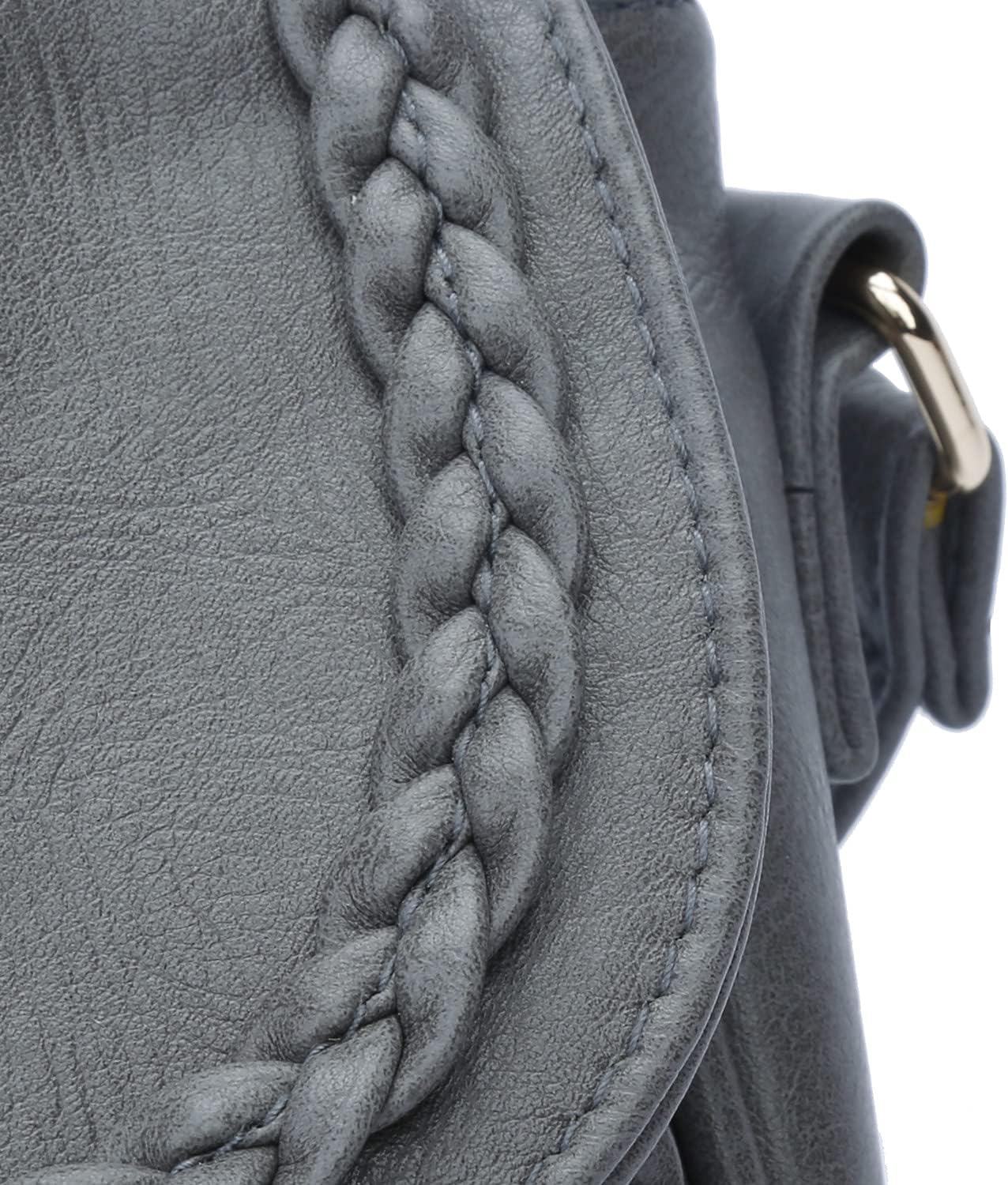 Tassel Flap Saddle Crossbody Bag