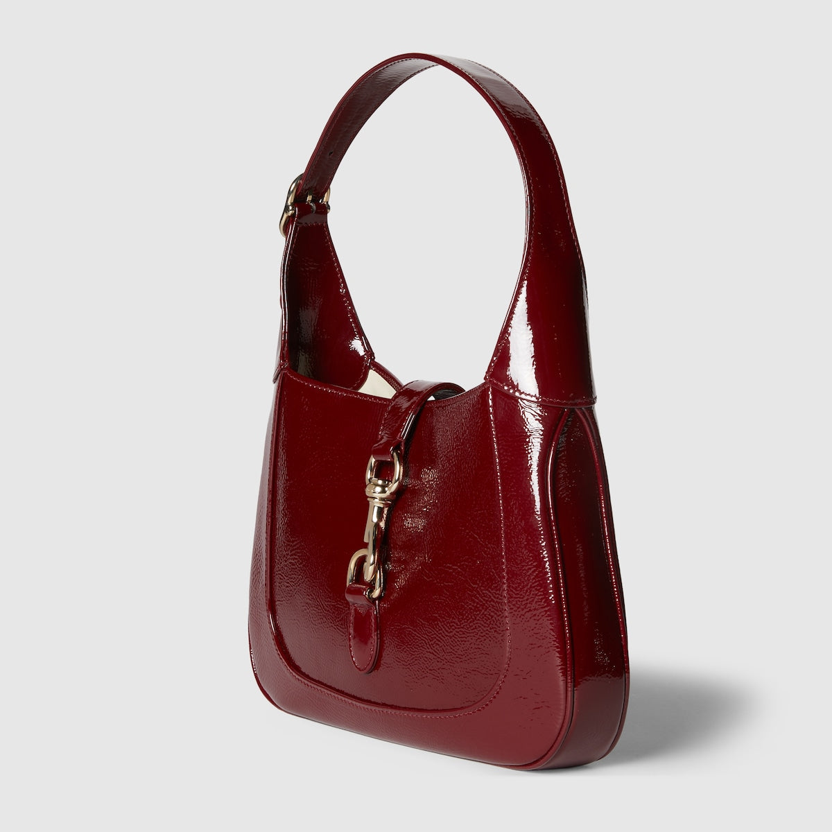 Jackie Medium Bag Rosso Ancora Red Patent Leather