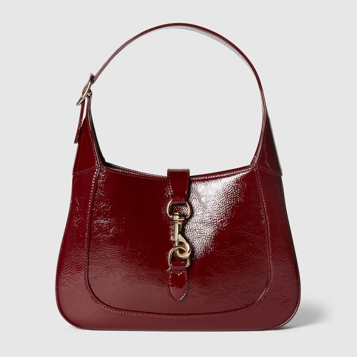 Jackie Medium Bag Rosso Ancora Red Patent Leather