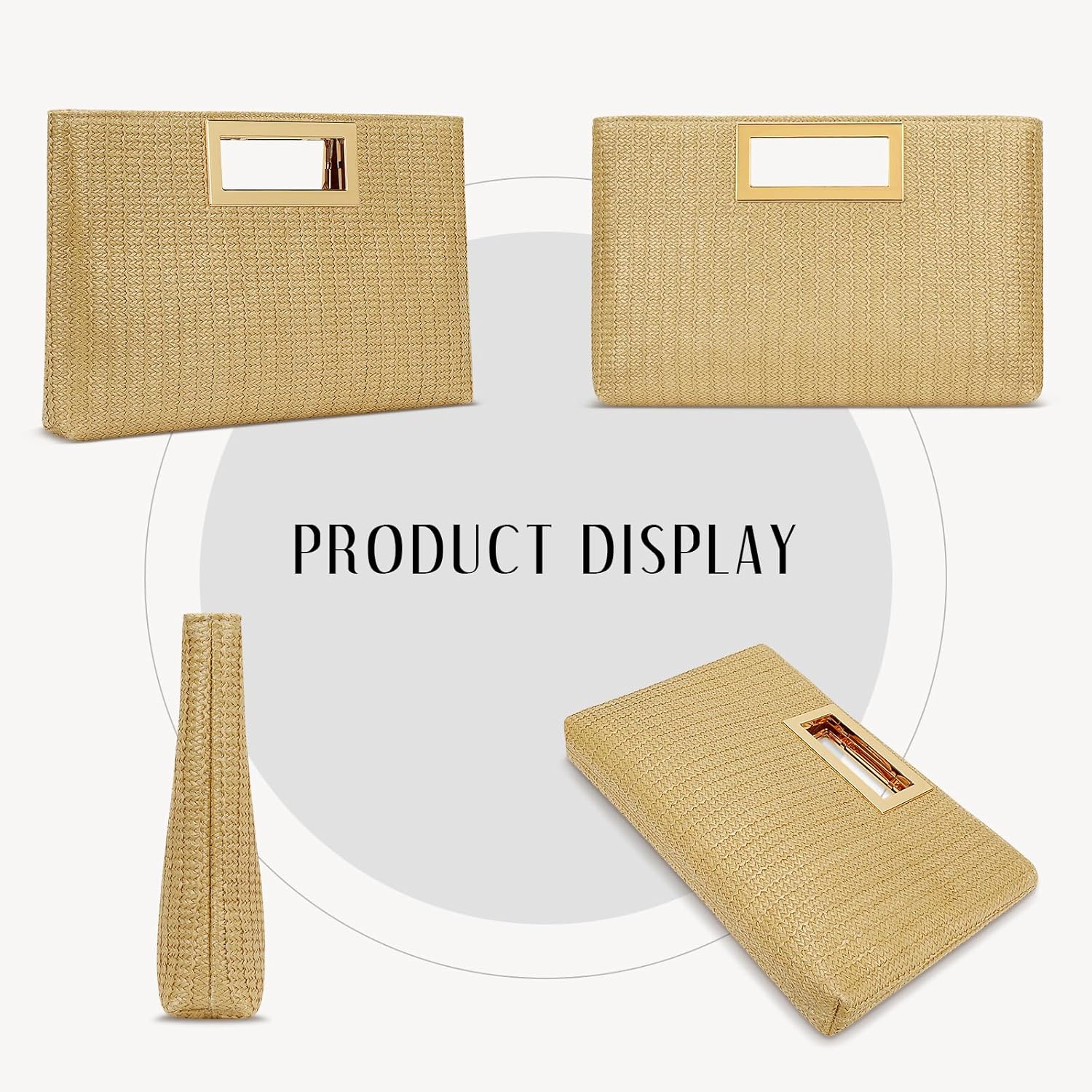 Vegan Leather Formal Clutch Purse