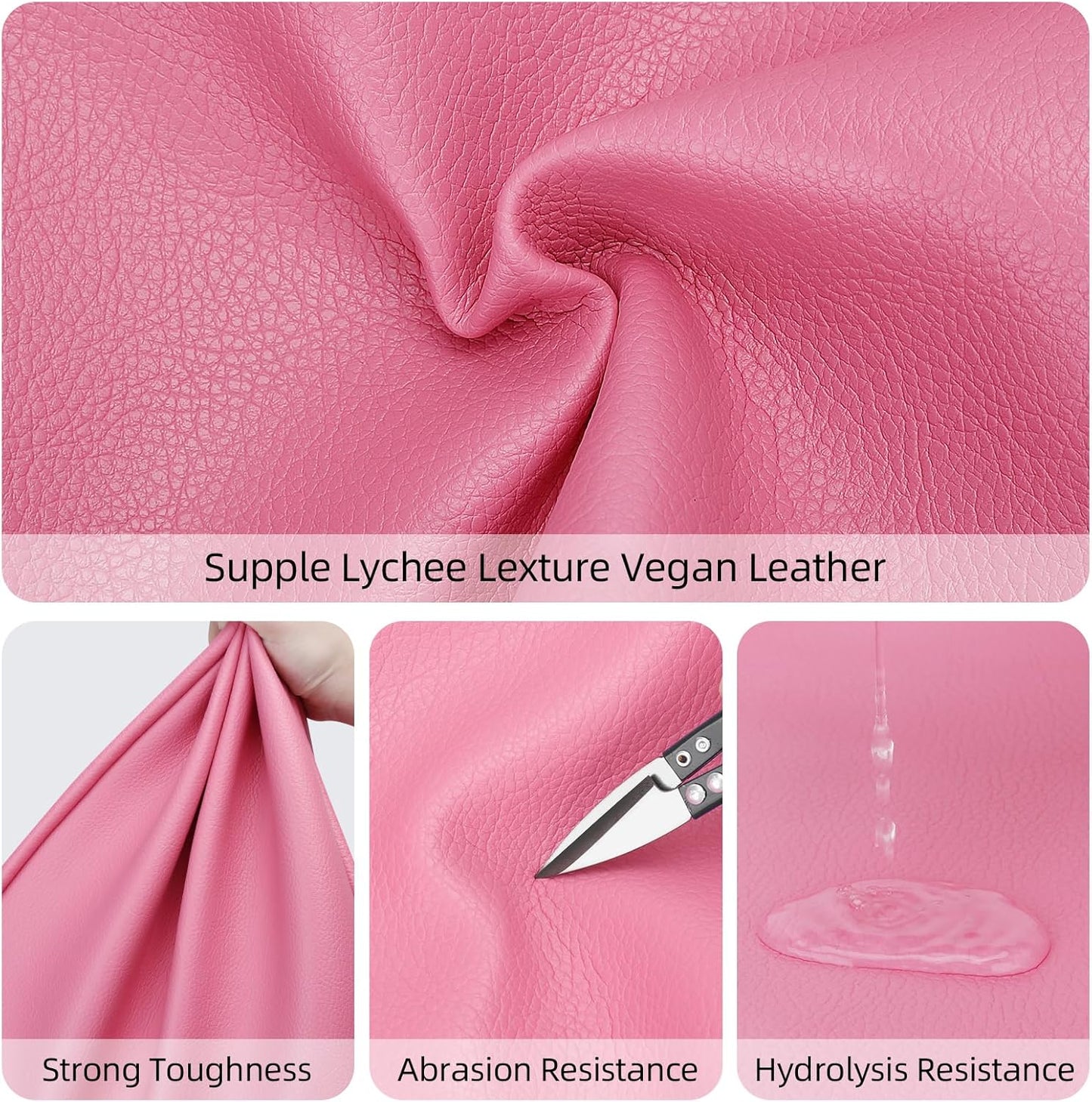 Large Vegan Leather Tote Bag