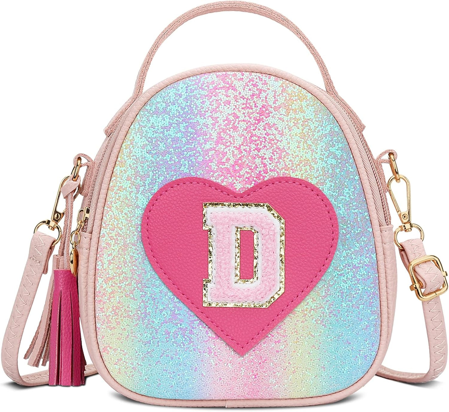 Girls Heart Crossbody Bag (Small)