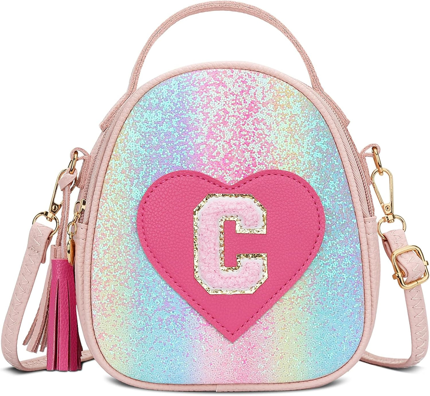 Girls Heart Crossbody Bag (Small)