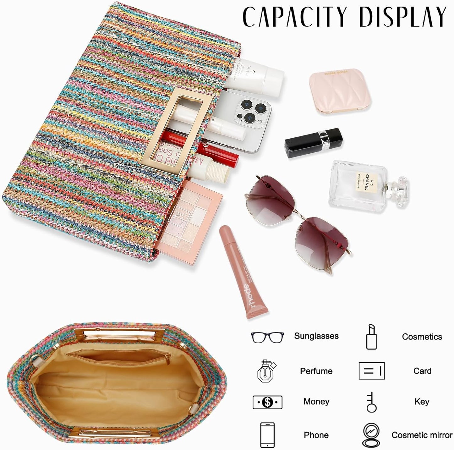 Vegan Leather Formal Clutch Purse