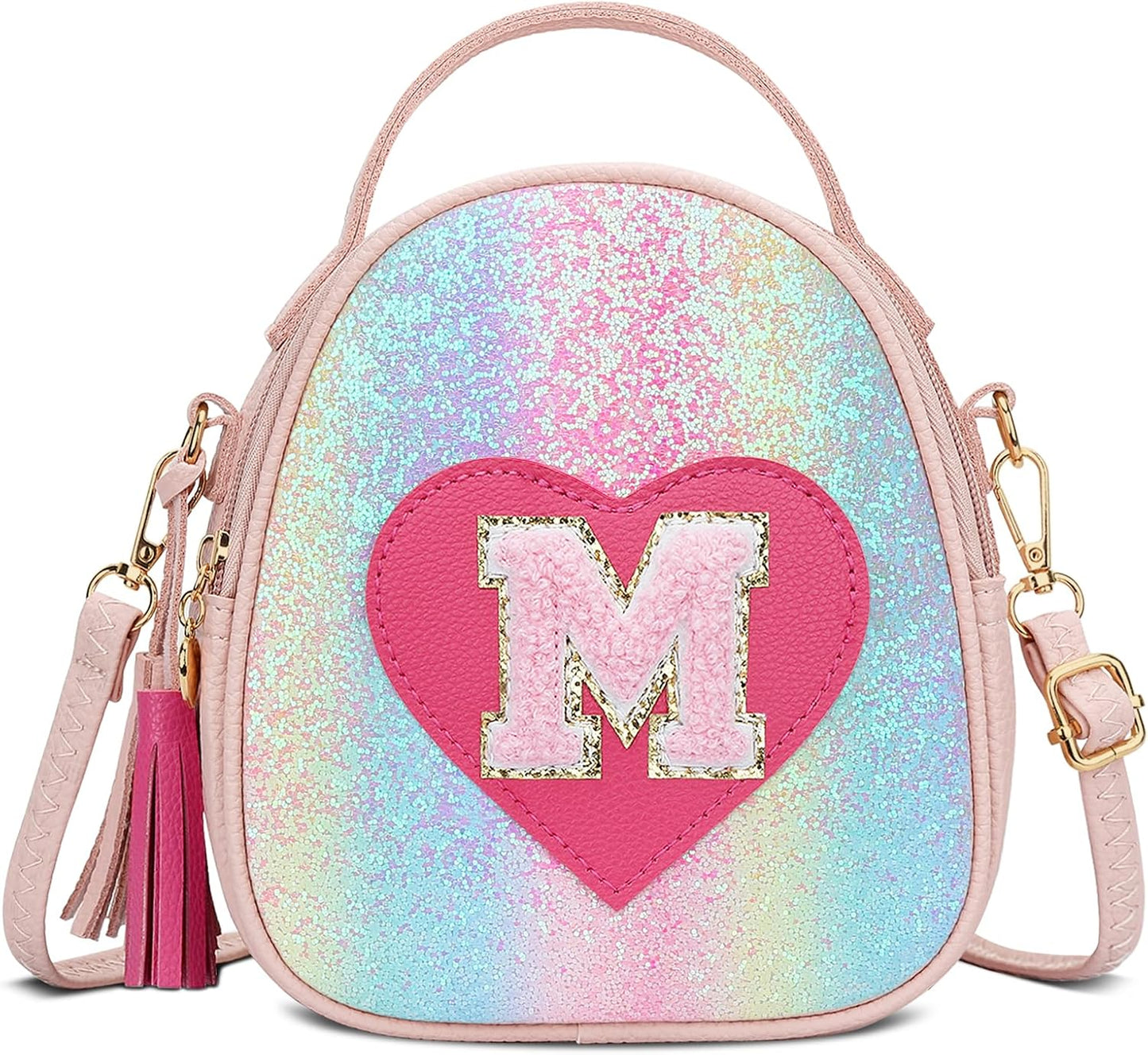 Girls Heart Crossbody Bag (Small)