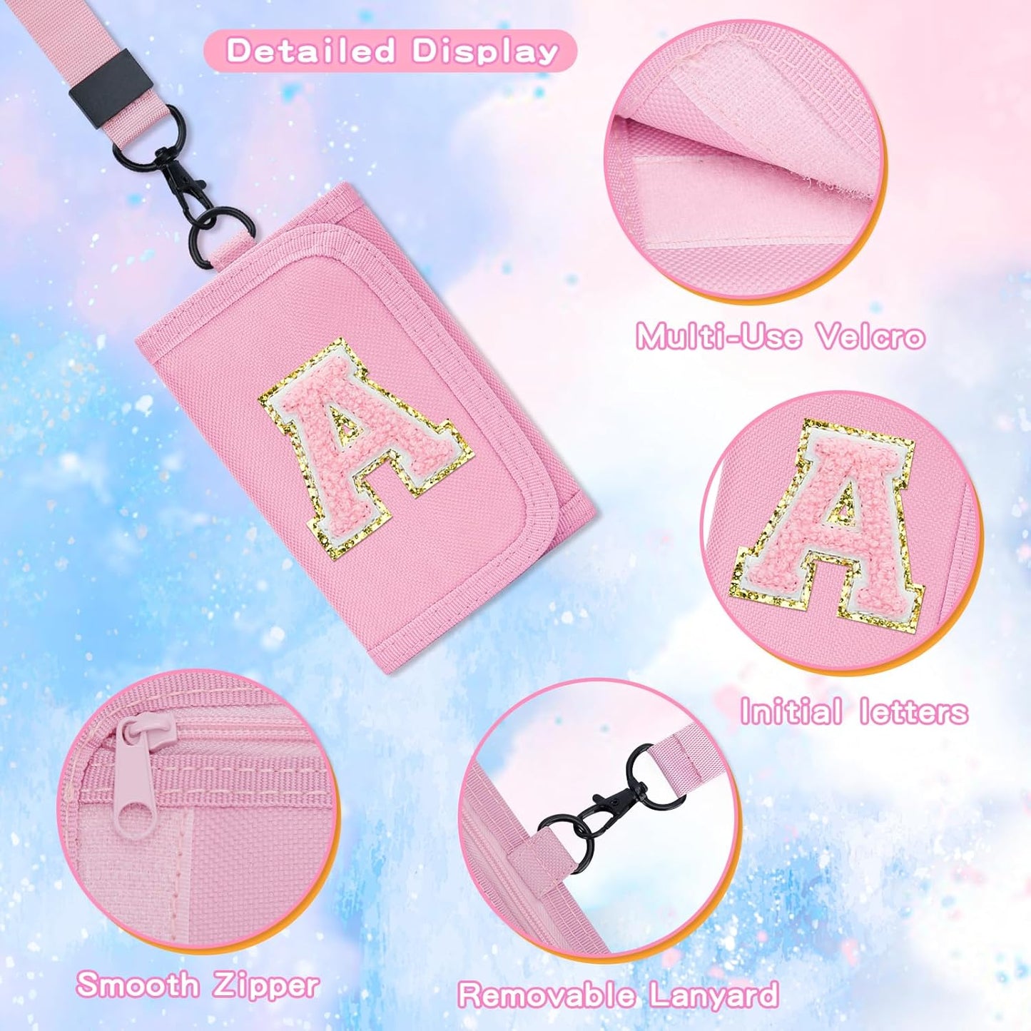 Girls Wallet with Initial