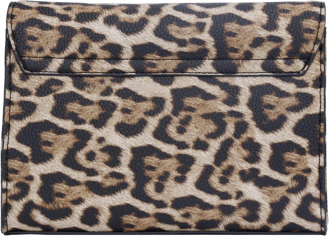 Faux Leather Envelope Clutch