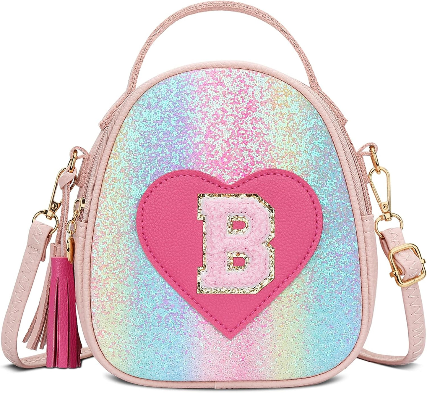 Girls Heart Crossbody Bag (Small)