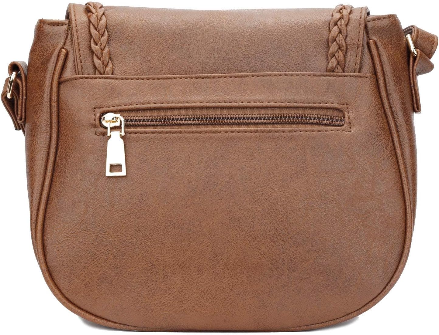 Tassel Flap Saddle Crossbody Bag