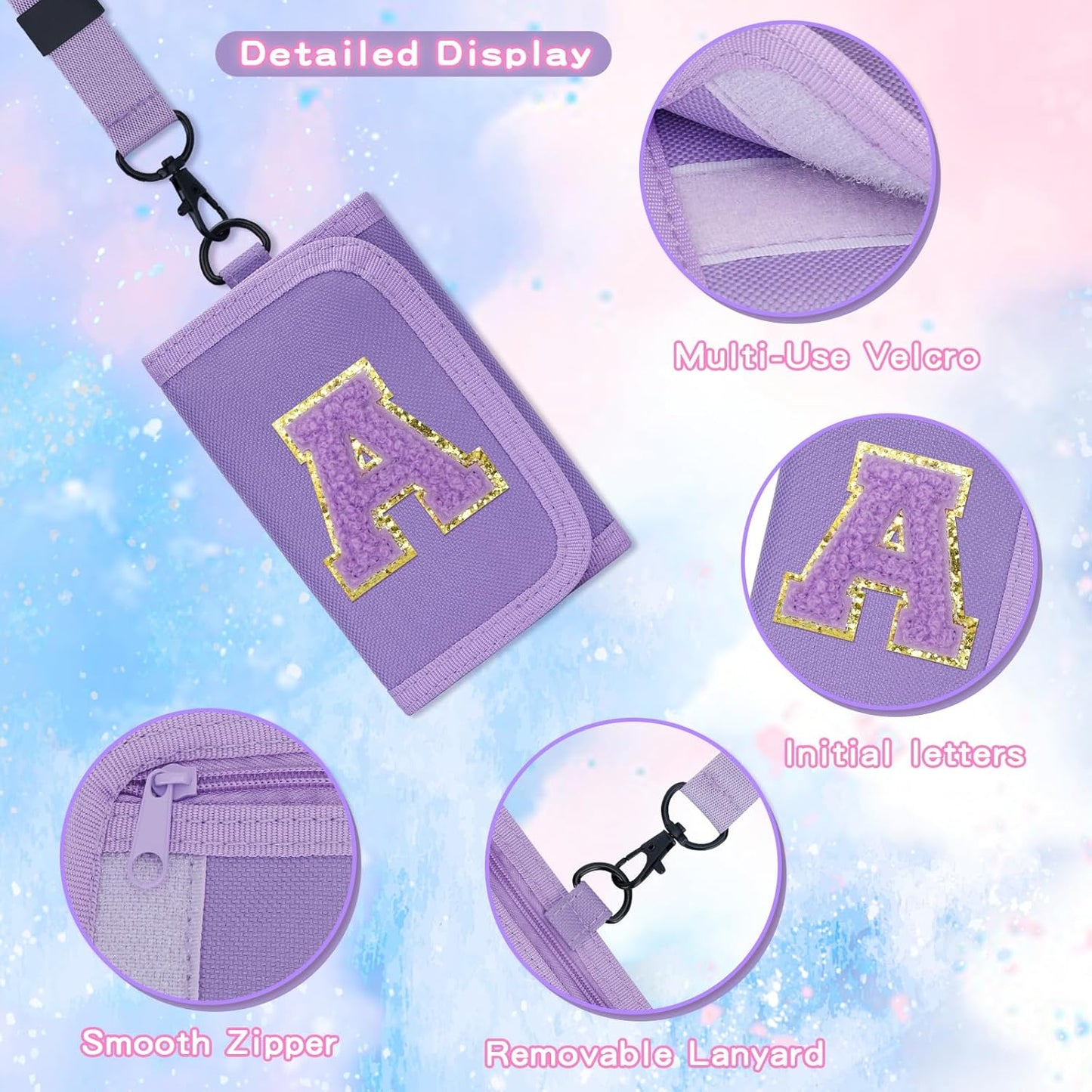 Girls Wallet with Initial