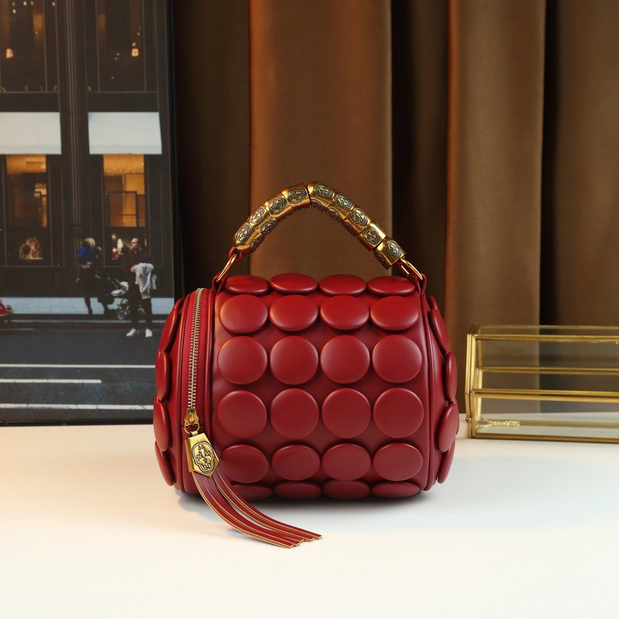 Vintage Boston Pillow Bag