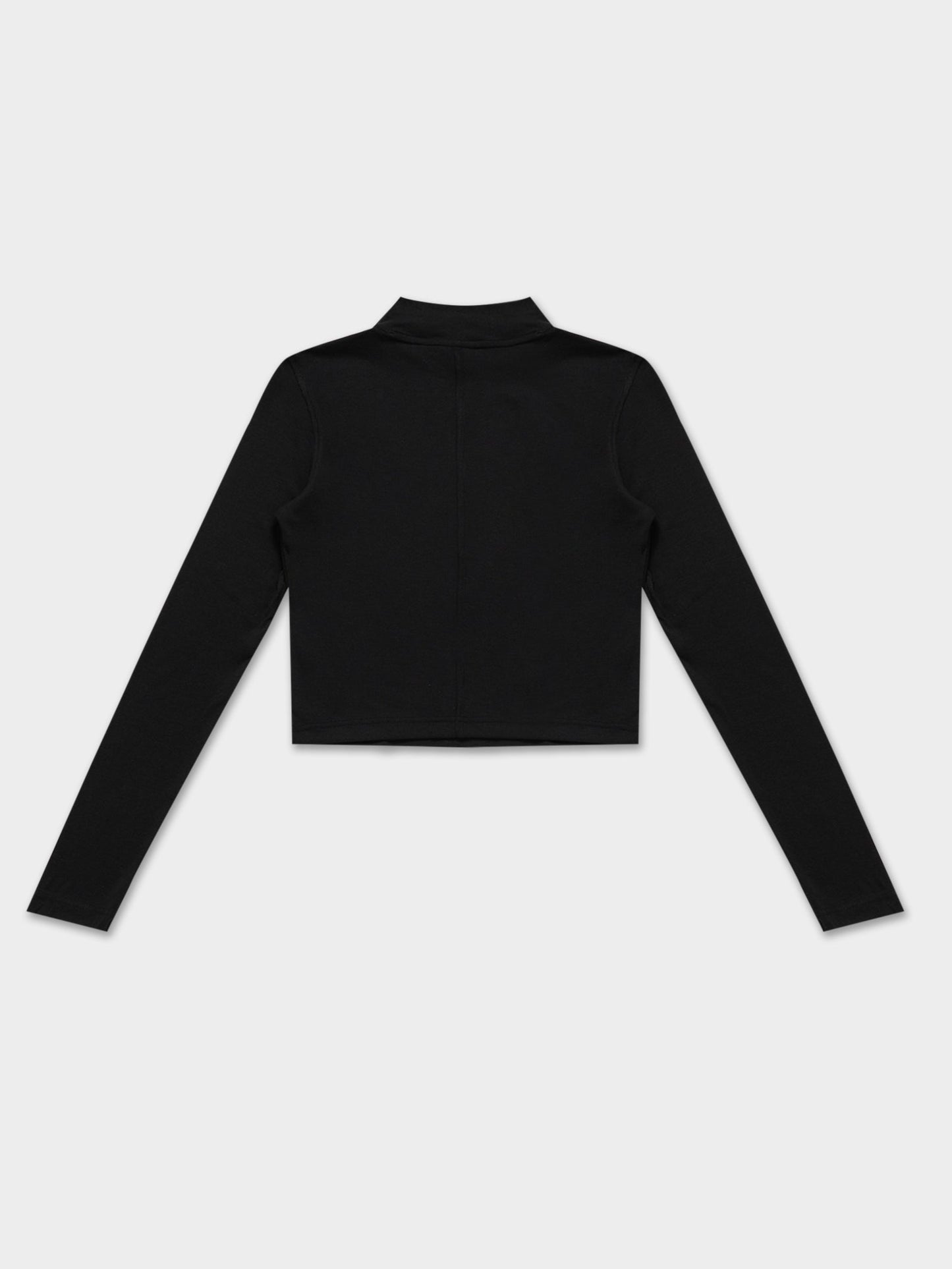 Sportswear Essentials Ribbed Mock Neck Long Sleeve Top