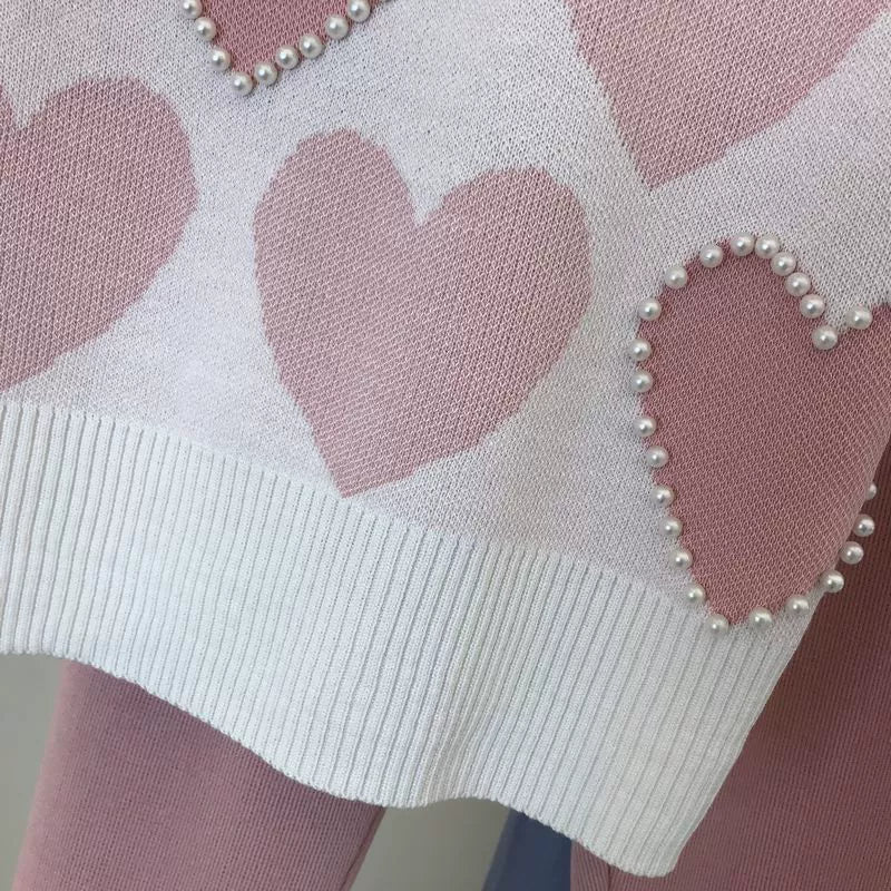 Knit Long Sleeve Co-ord Set