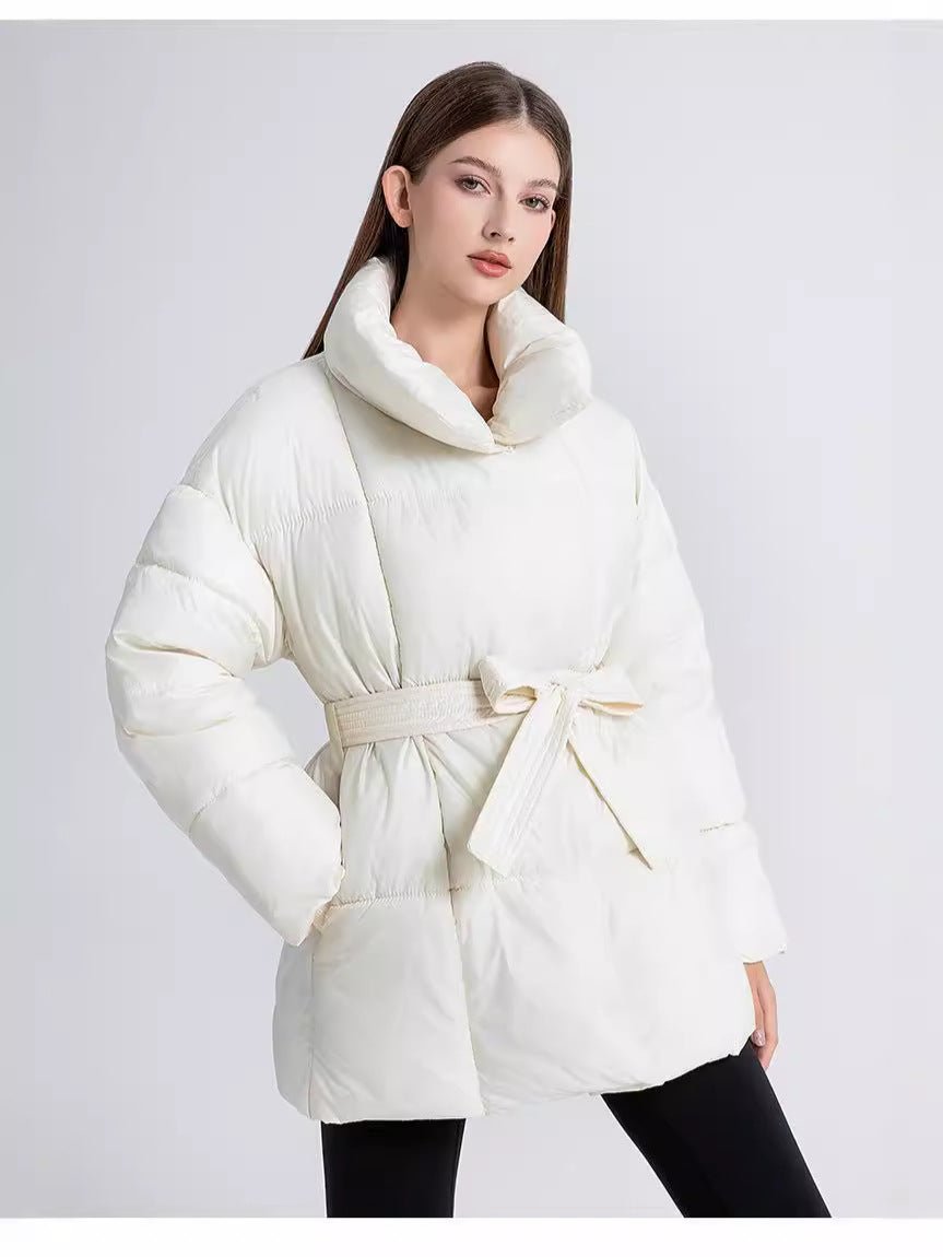 Mid-Length Waisted Puffer