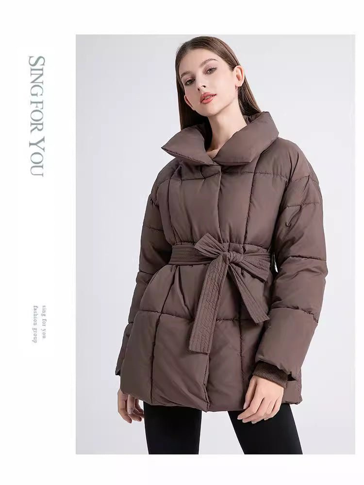 Mid-Length Waisted Puffer