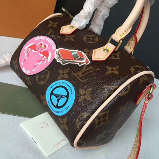 M62208 Nano Speedy Crossbody Bag Monogram Canvas