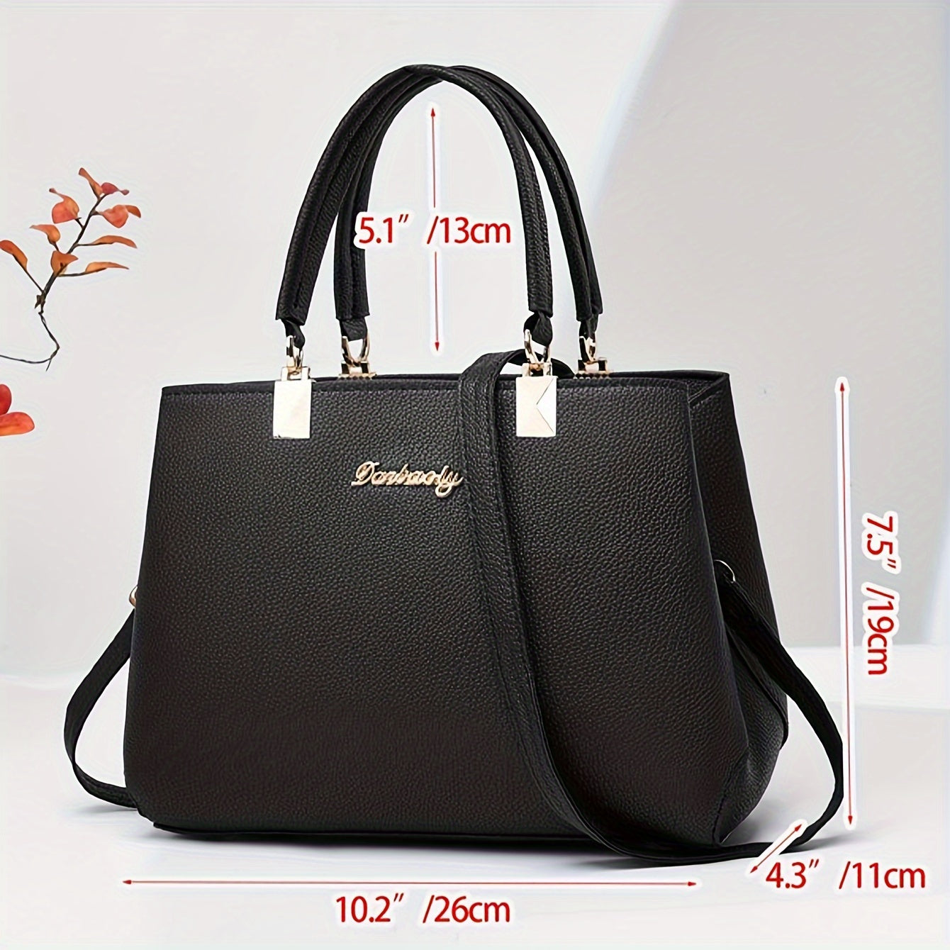 Elegant Bow Accent Handbag