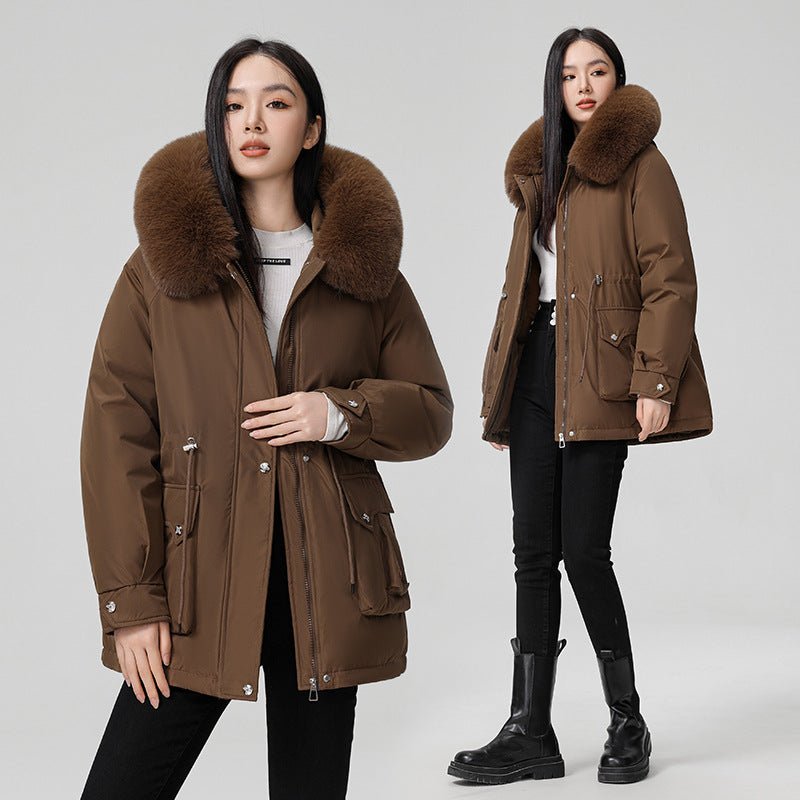 Fur Collar Pocket Jacket