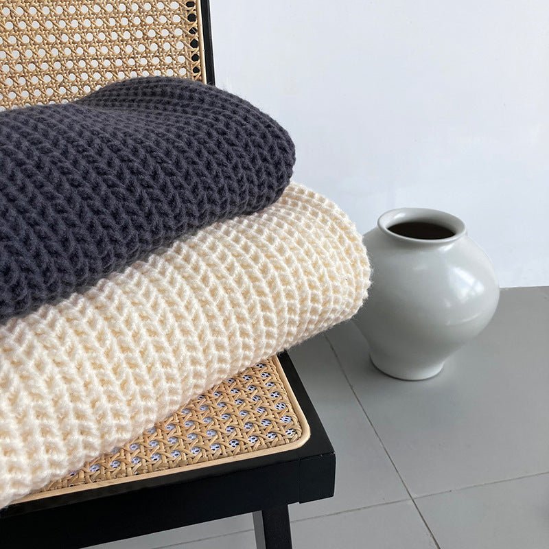 Loose Cotton Blend Pocket Cardigan