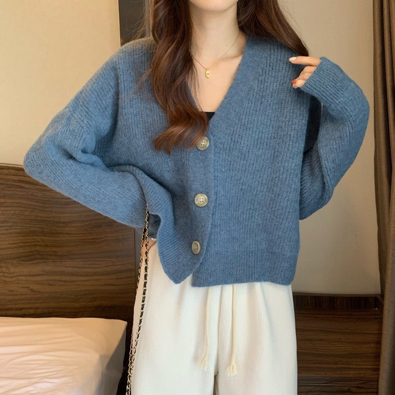 Soft Waxy Solid Lazy Knit Cardigan