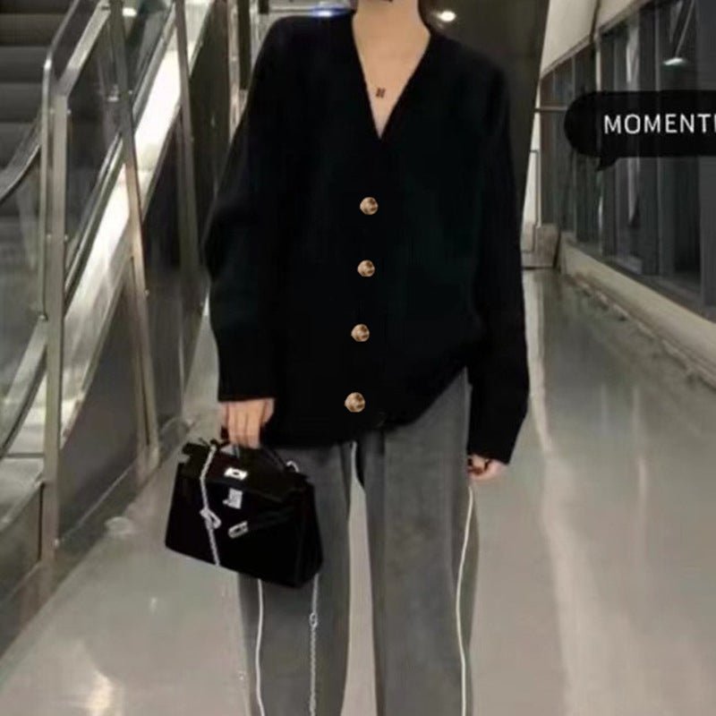 Korean Soft Waxy Knit Cardigan