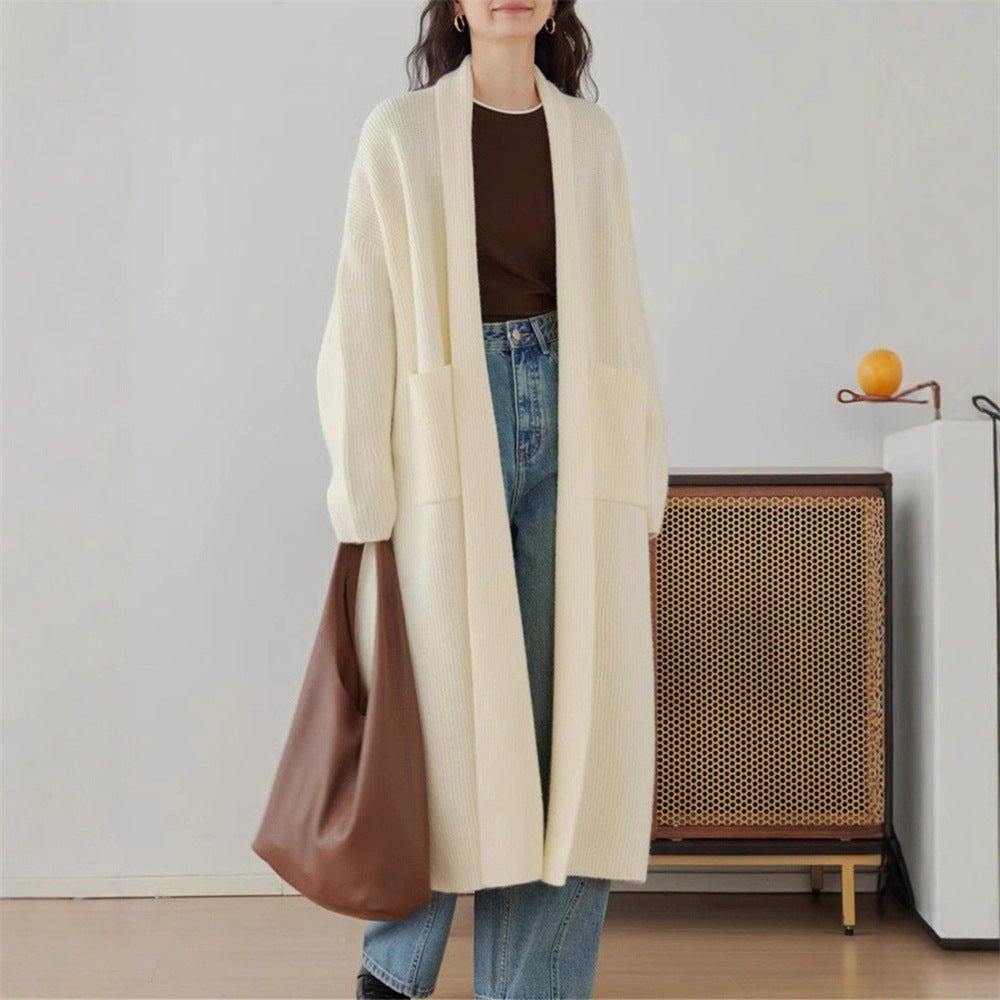 Loose Thickened Lazy Knit Cardigan