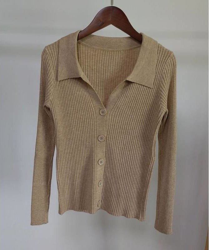 Slim Polo Collar Commuter Cardigan