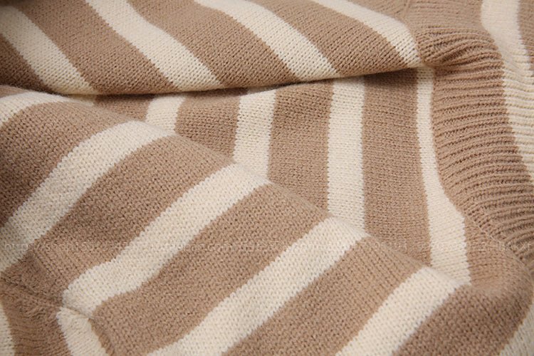 V-Neck Cardigan + Straight-Leg Trousers