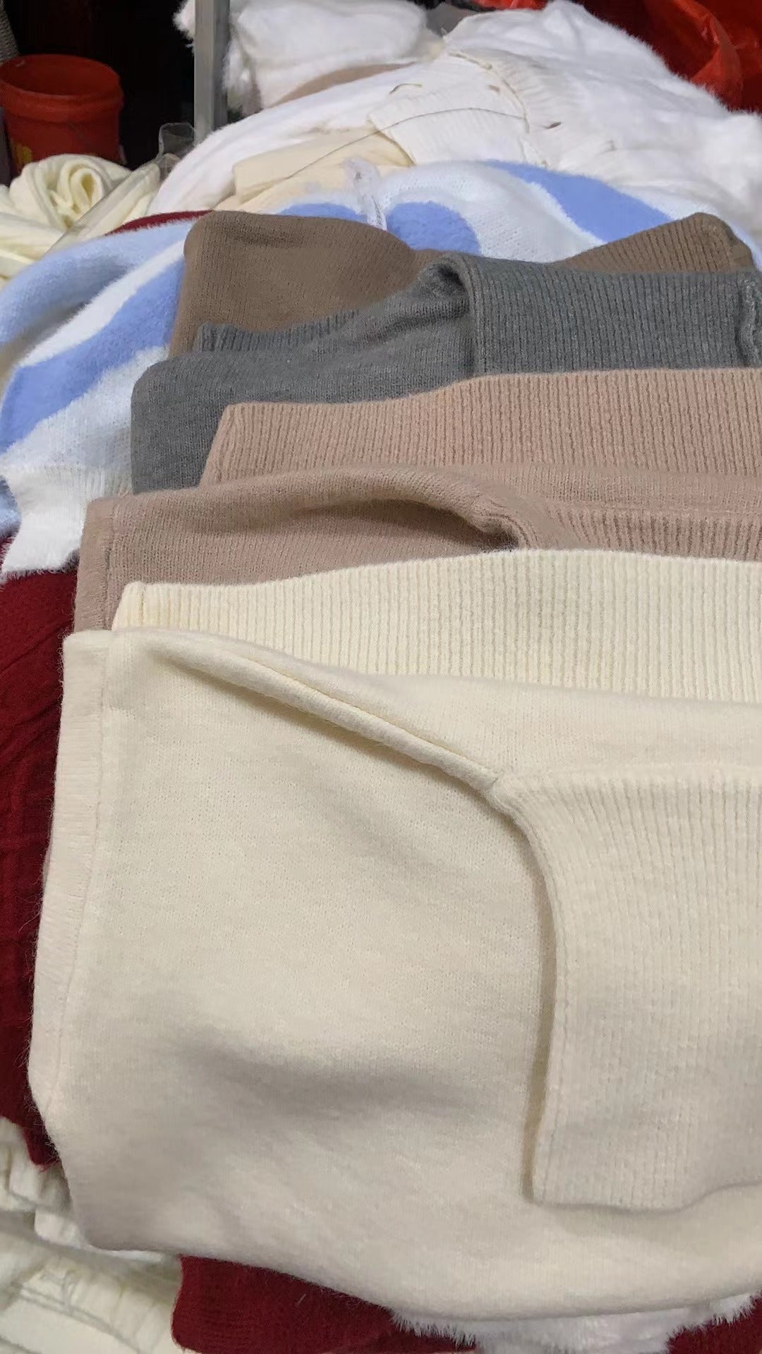 Korean Lazy High Collar Pullover