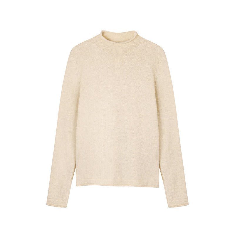 Semi-Turtleneck Sweet Commuter Pullover