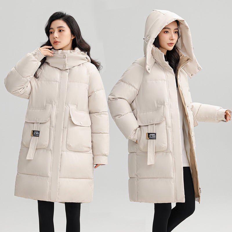 Long Hooded Warm Jacket