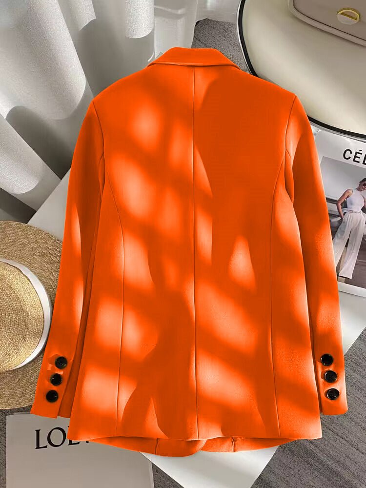 Loose Straight Office Blazer