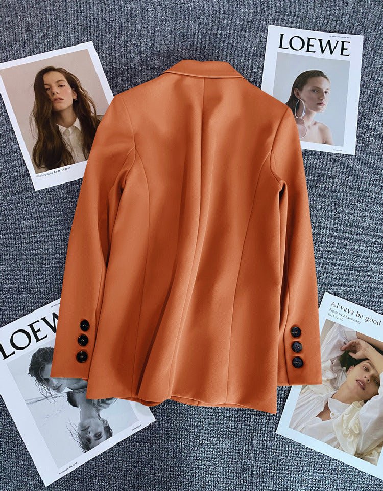 Loose Straight Office Blazer